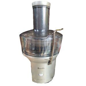 Breville Juice Fountain Compact Juicer BJE200XL 700W Countertop Juicer Silver